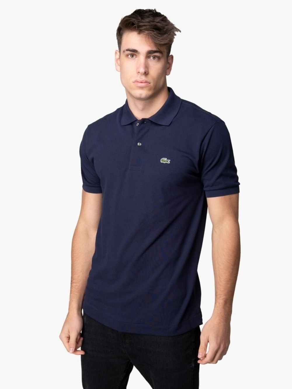 Nwt Lacoste Men's Classic Navy Blue Short-Sleeve Polo L 12 12